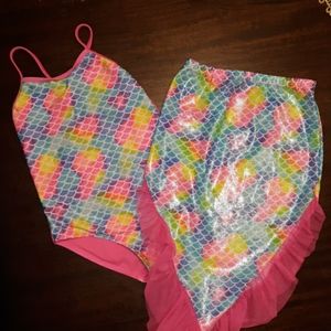 🛍4 for $20! Girls mermaid swimsuit